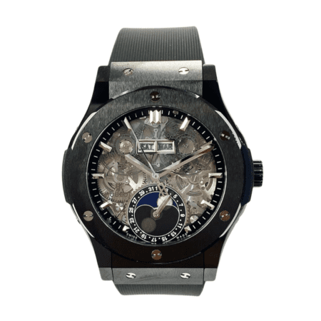 Hublot Classic Fusion Aerofusion Moonphase Black Magic Skeleton Dial 547.CX.0170