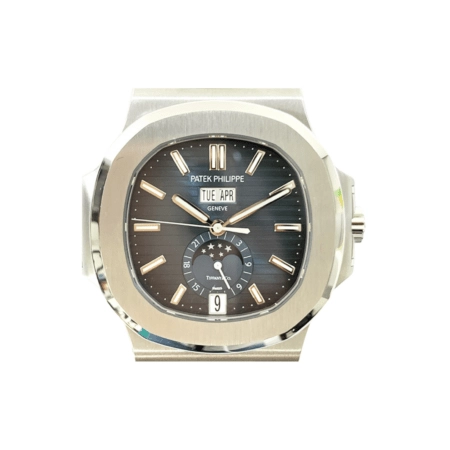 Patek Philippe Nautilus Annual Calendar Moon Phases Stainless Steel with Blue Tiffany Dial 5726/1A‐014
