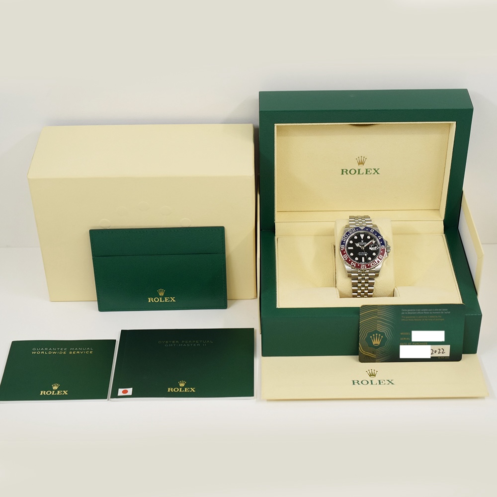 Rolex GMT-Master II "Pepsi" Stainless Steel Black Dial 126710BLRO