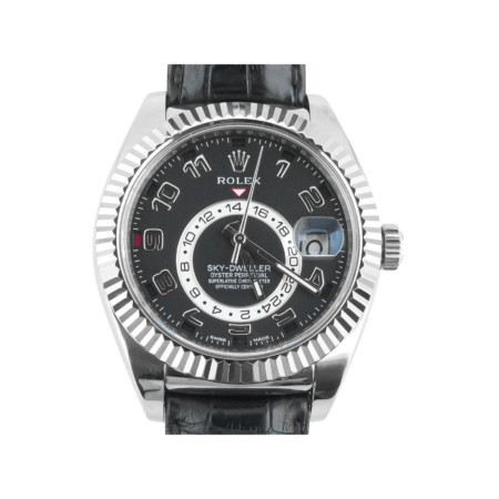 Rolex Sky-Dweller White Gold Black Arabic Dial 326139