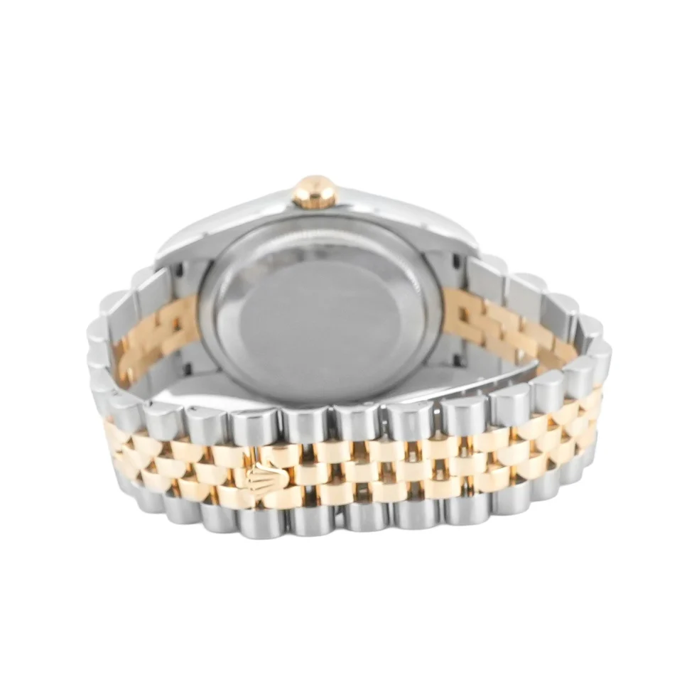 Rolex Datejust Stainless Steel and Yellow Gold Champagne Roman Dial 116233