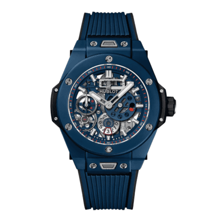 Hublot Big Bang Meca-10 Ceramic Blue with Skeleton Dial 414.EX.5123.RX
