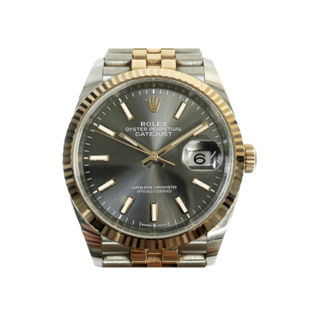 Rolex Datejust 36 Stainless Steel and Rose Gold "Slate" Dial 126231