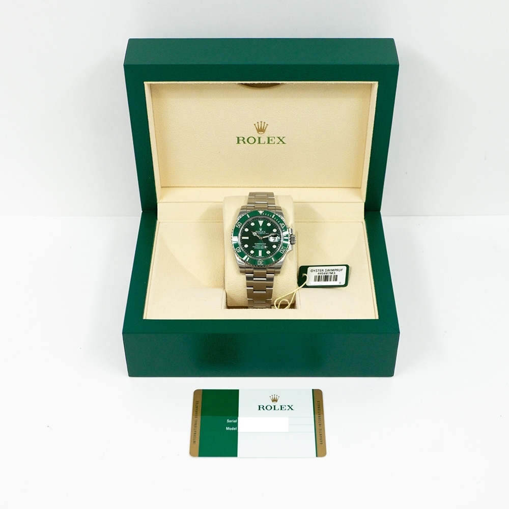 Rolex Submariner Date Stainless Steel "Hulk" Dial 116610LV