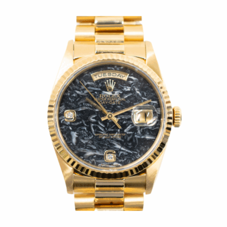 Rolex Day-Date 36 Yellow Gold Ammonite Dial 18238 2BR
