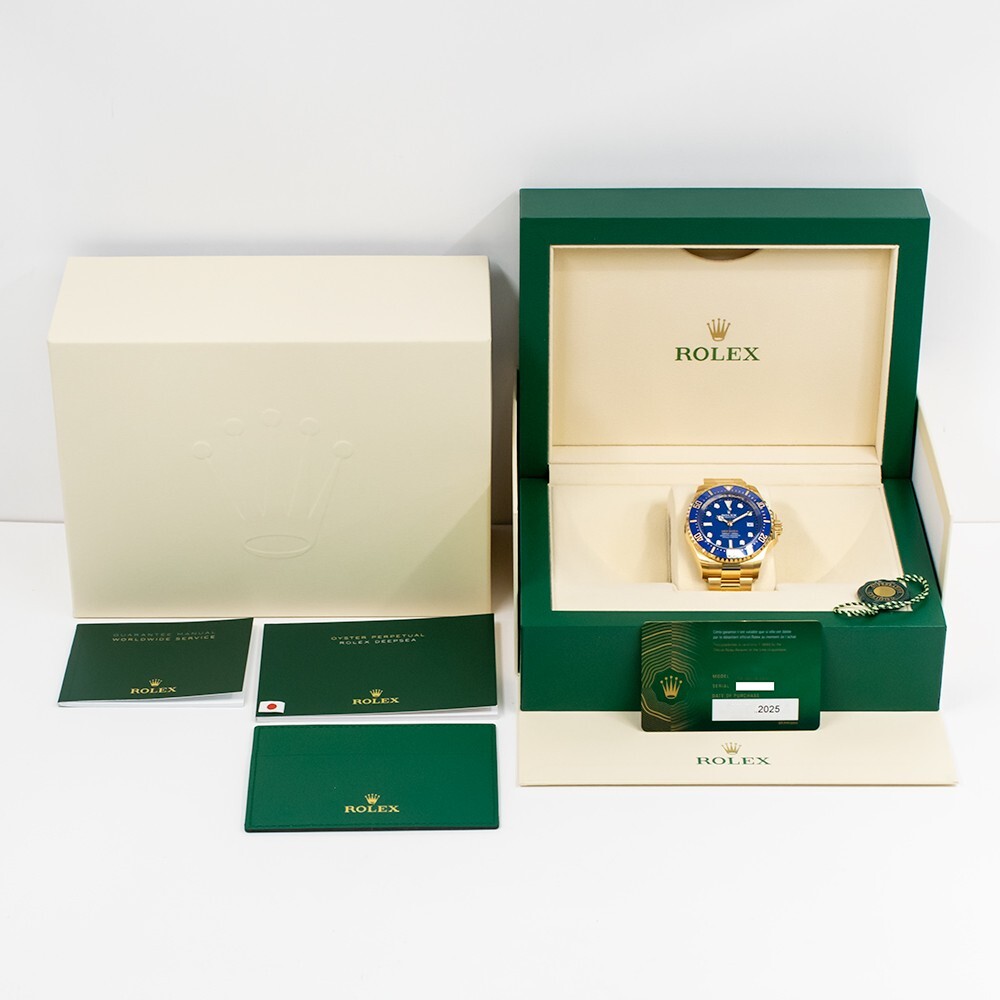 Rolex Deepsea Blue Ceramic Bezel Yellow Gold Blue Dial 136668LB