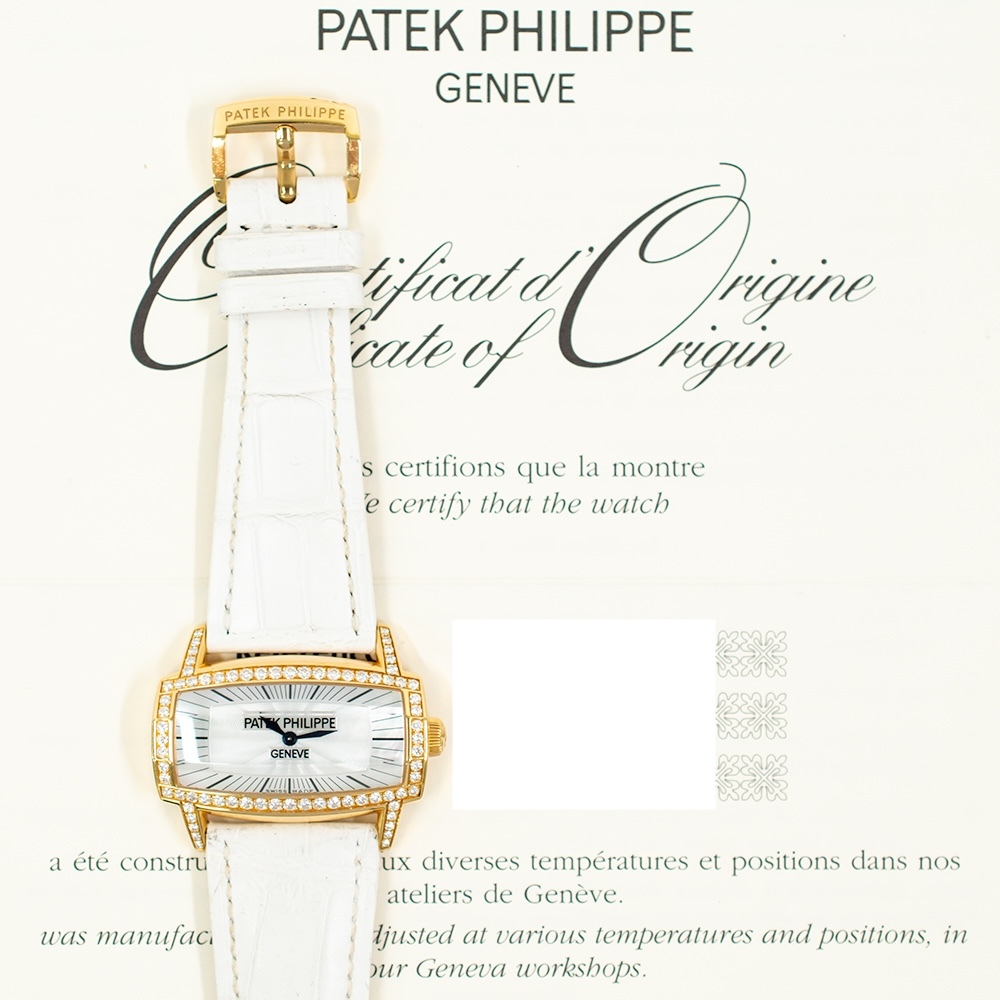 Patek Philippe Gondolo Gemma Rose Gold Diamond MOP Dial 4991R-001