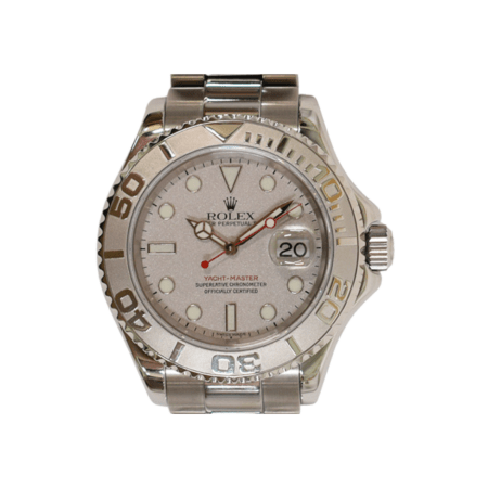 Rolex Yacht-Master 40 Platinum and Stainless Steel with Platinum Dial 16622