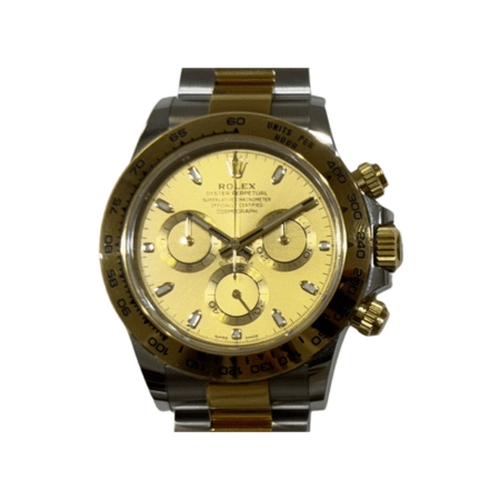 Rolex Daytona Stainless Steel and Yellow Gold Champagne Dial 116503
