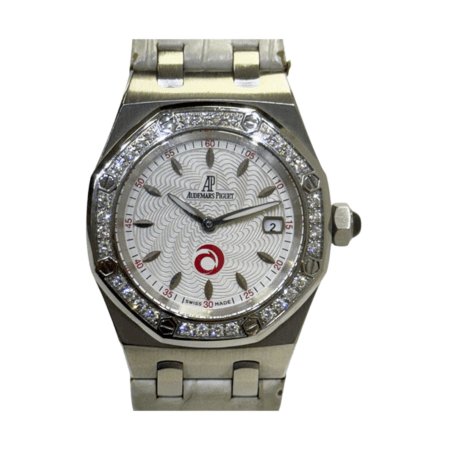 Audemars Piguet Royal Oak Lady Alinghi Limited Edition Stainless Steel White Dial 67611ST.ZZ.D012CR.01