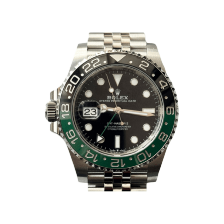 Rolex GMT-Master II Stainless Steel "Sprite" Black Dial 126720VTNR