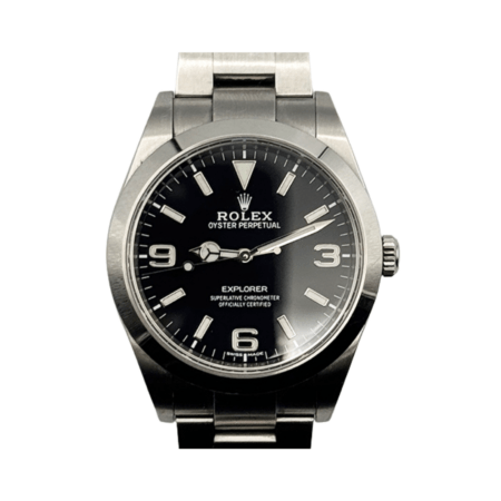 Rolex Explorer Stainless Steel Black Arabic Dial 214270