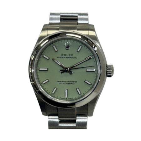 Rolex Oyster Perpetual 31 Stainless Steel Pistachio Dial 277200
