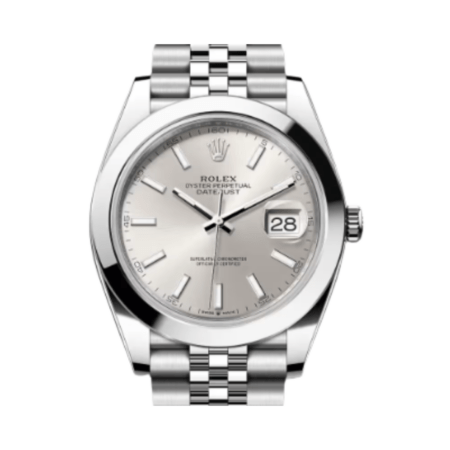Rolex Datejust Stainless Steel Silver Stick Dial 126300