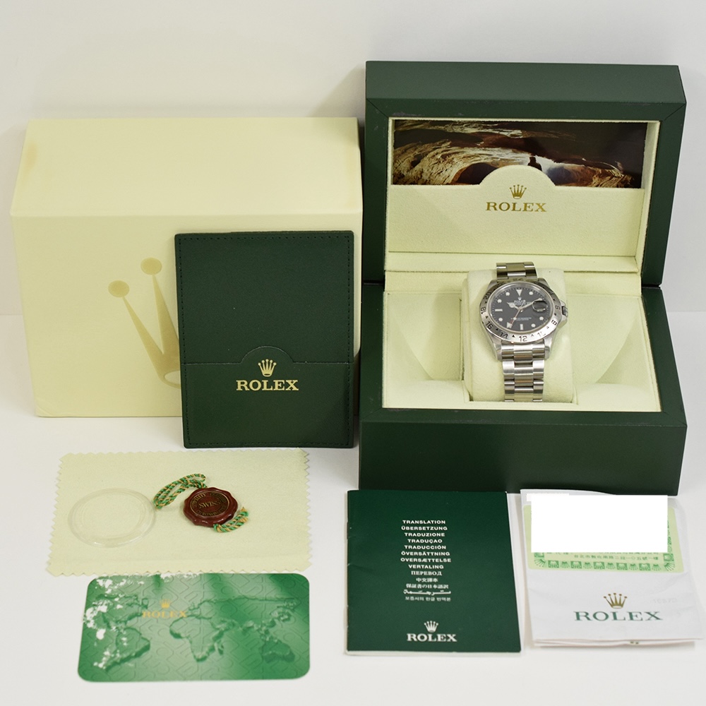 Rolex Explorer II Stainless Steel Black Dial 16570