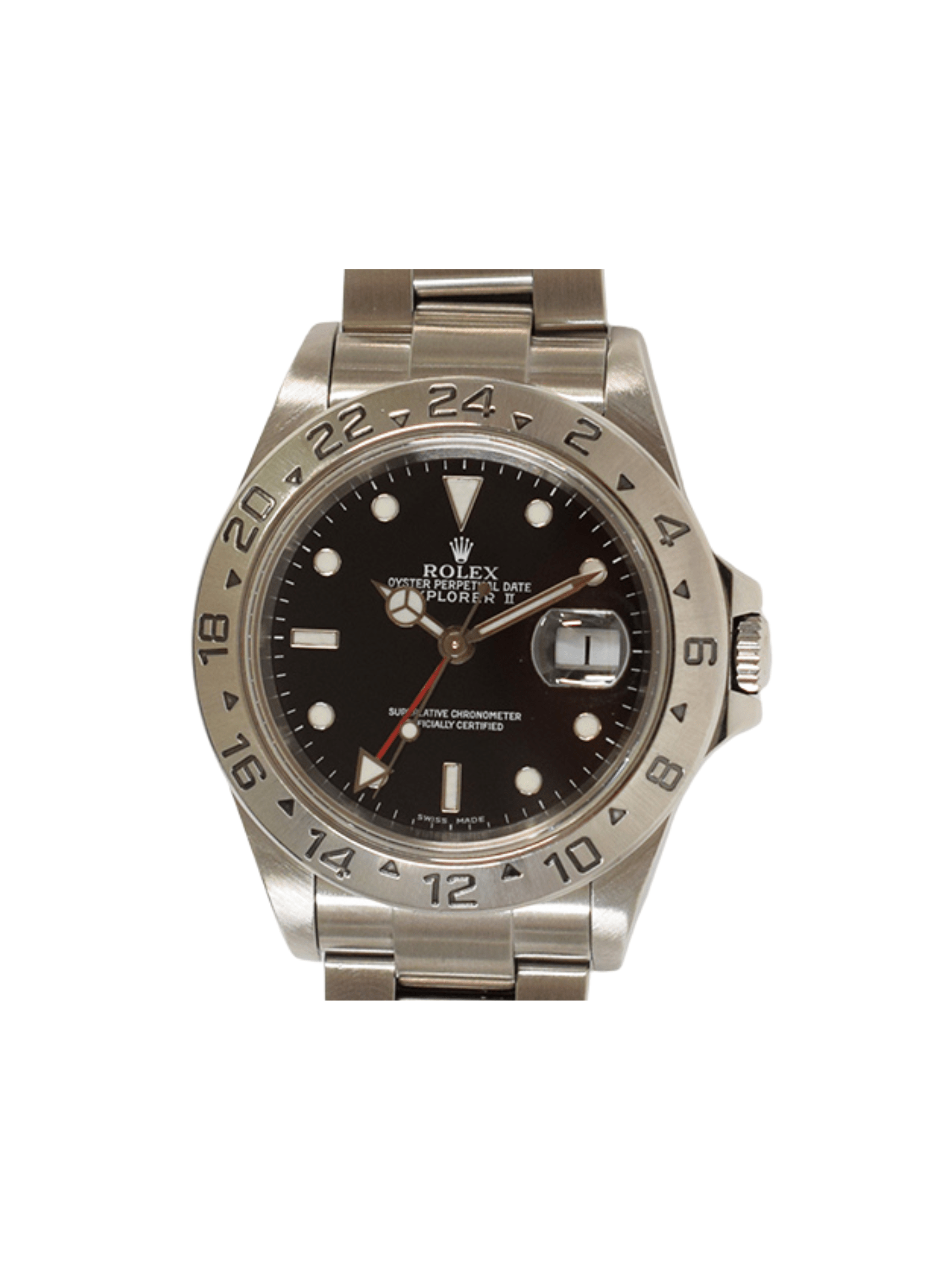 Rolex Explorer II Stainless Steel Black Dial 16570