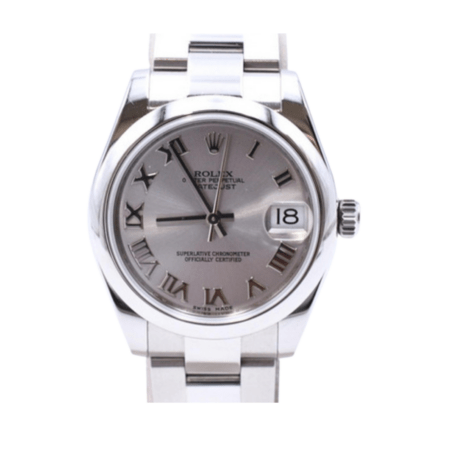 Rolex Datejust 31 Stainless Steel Rose Roman Dial 178240