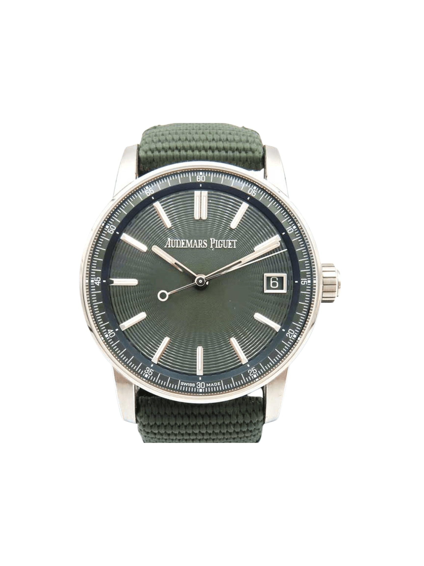 Audemars Piguet Code 11.59 Stainless Steel Green Stick Dial 15210ST.OO.A056KB.01