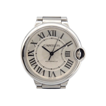 Cartier Ballon Bleu Stainless Steel Silver Roman Dial W6920046