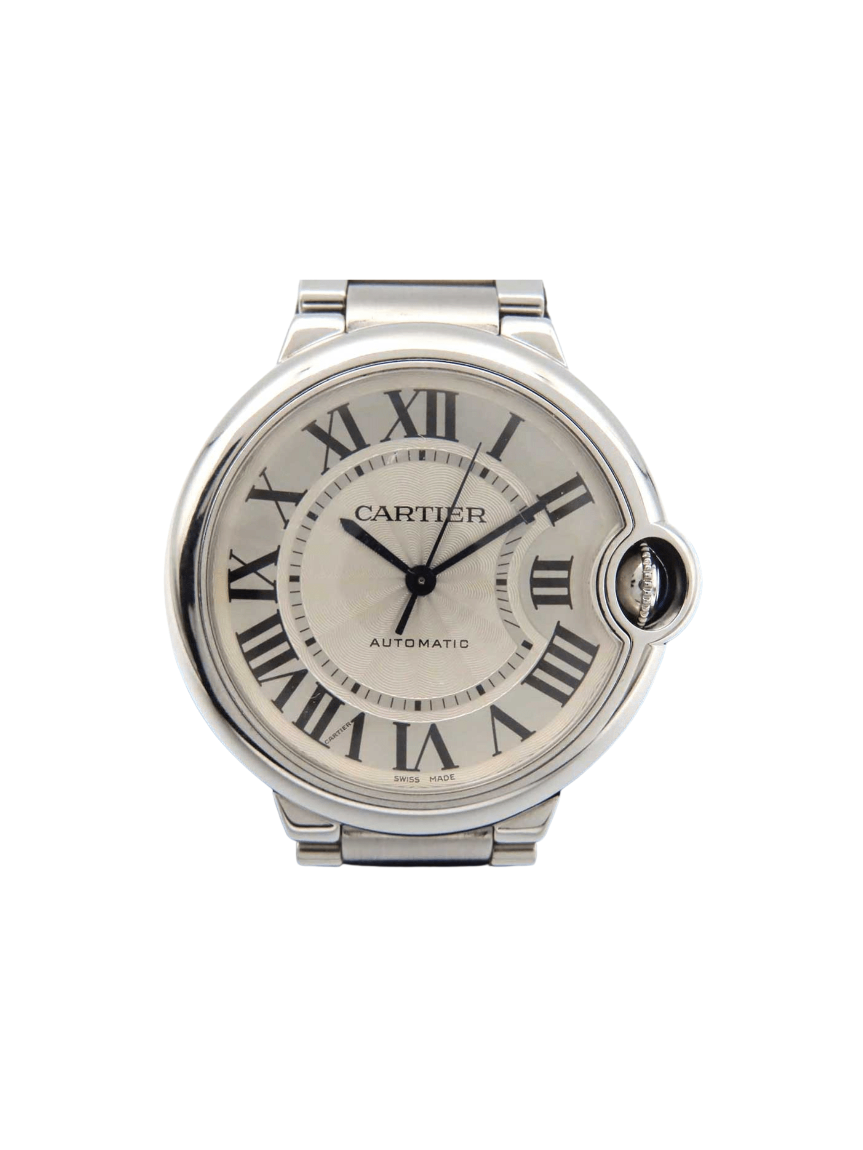 Cartier Ballon Bleu Stainless Steel Silver Roman Dial W6920046