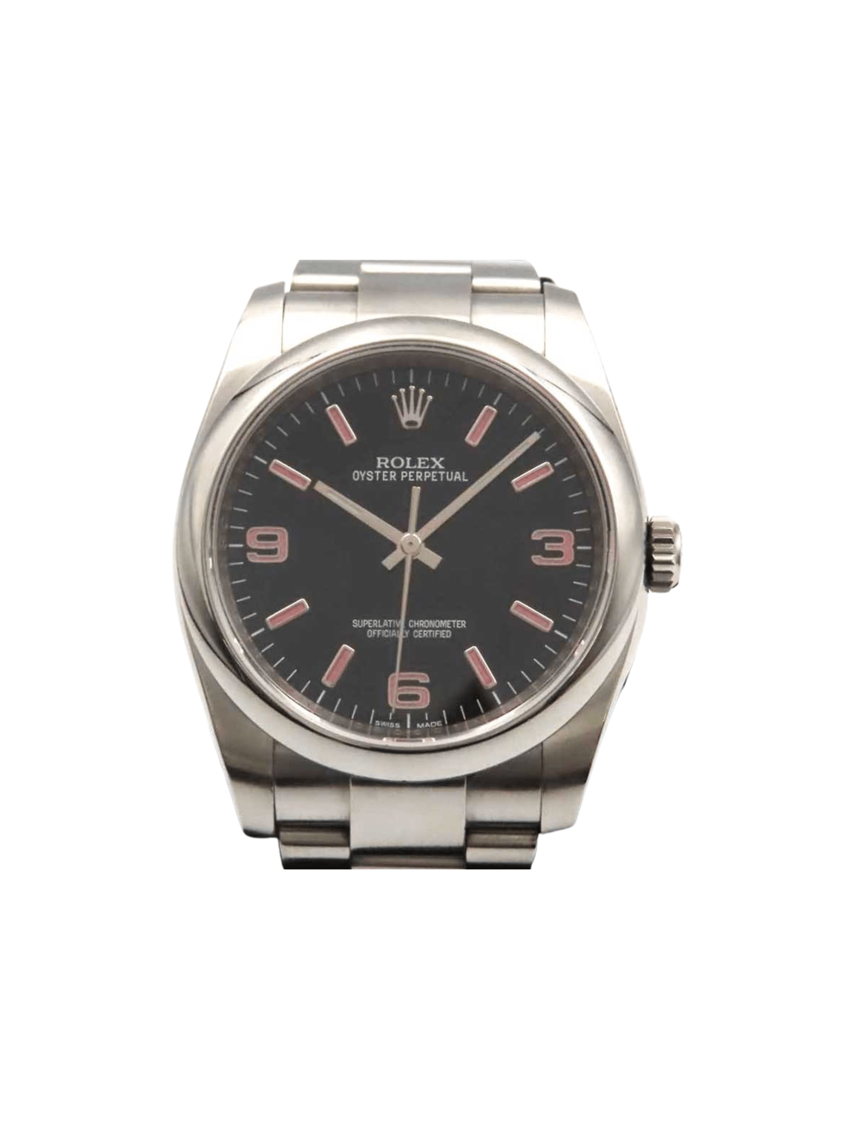 Rolex Oyster Perpetual 36 Stainless Steel Black Arabic Dial 116000