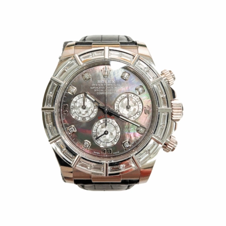 Rolex Daytona Black MOP Diamond Dial 116589BR Bracelet