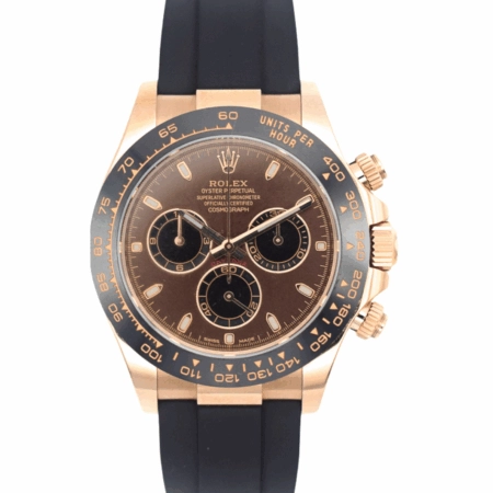 Rolex Daytona Rose Gold Chocolate Dial 116515LN Bracelet