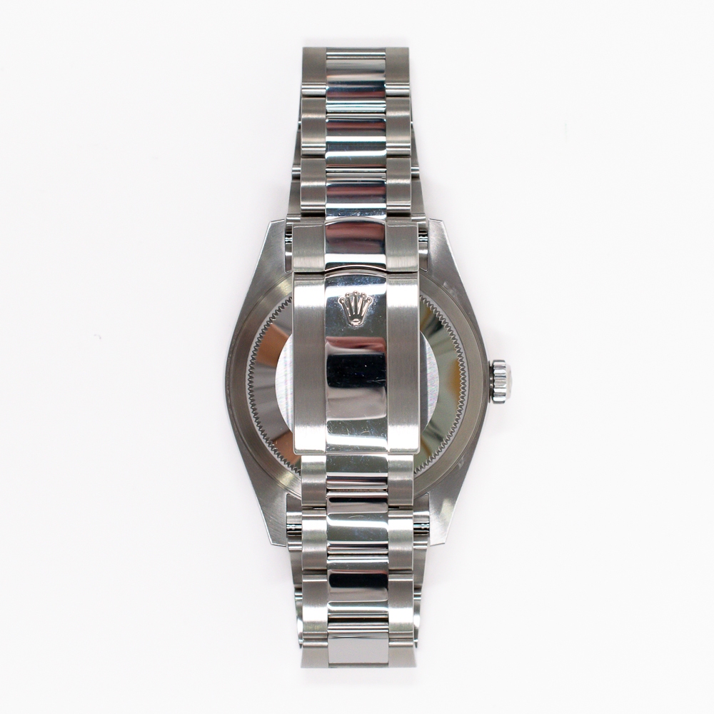 Rolex Sky-Dweller Stainless Steel White Gold Blue Stick Dial 326934
