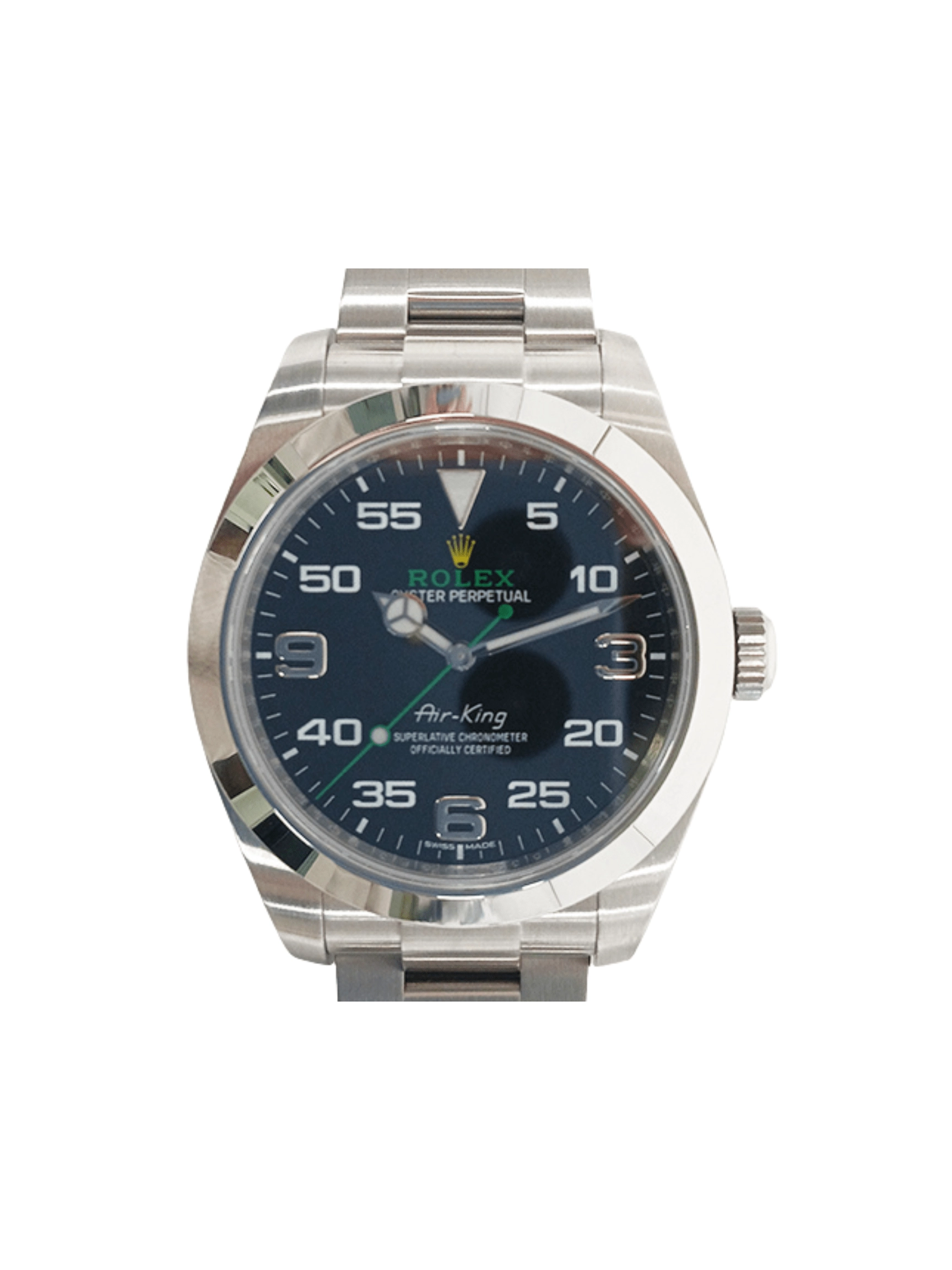Rolex Air King Stainless Steel Black Arabic Dial 116900