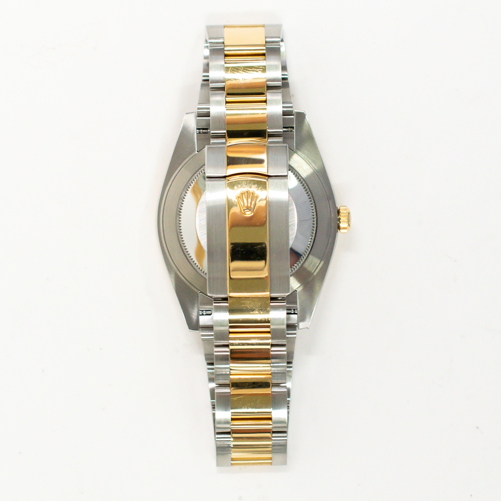 Rolex Datejust 41 Stainless Steel and Yellow Gold Wimbledon Roman Dial 126333
