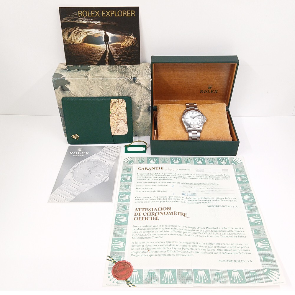 Rolex Explorer II Stainless Steel White Dial 16570