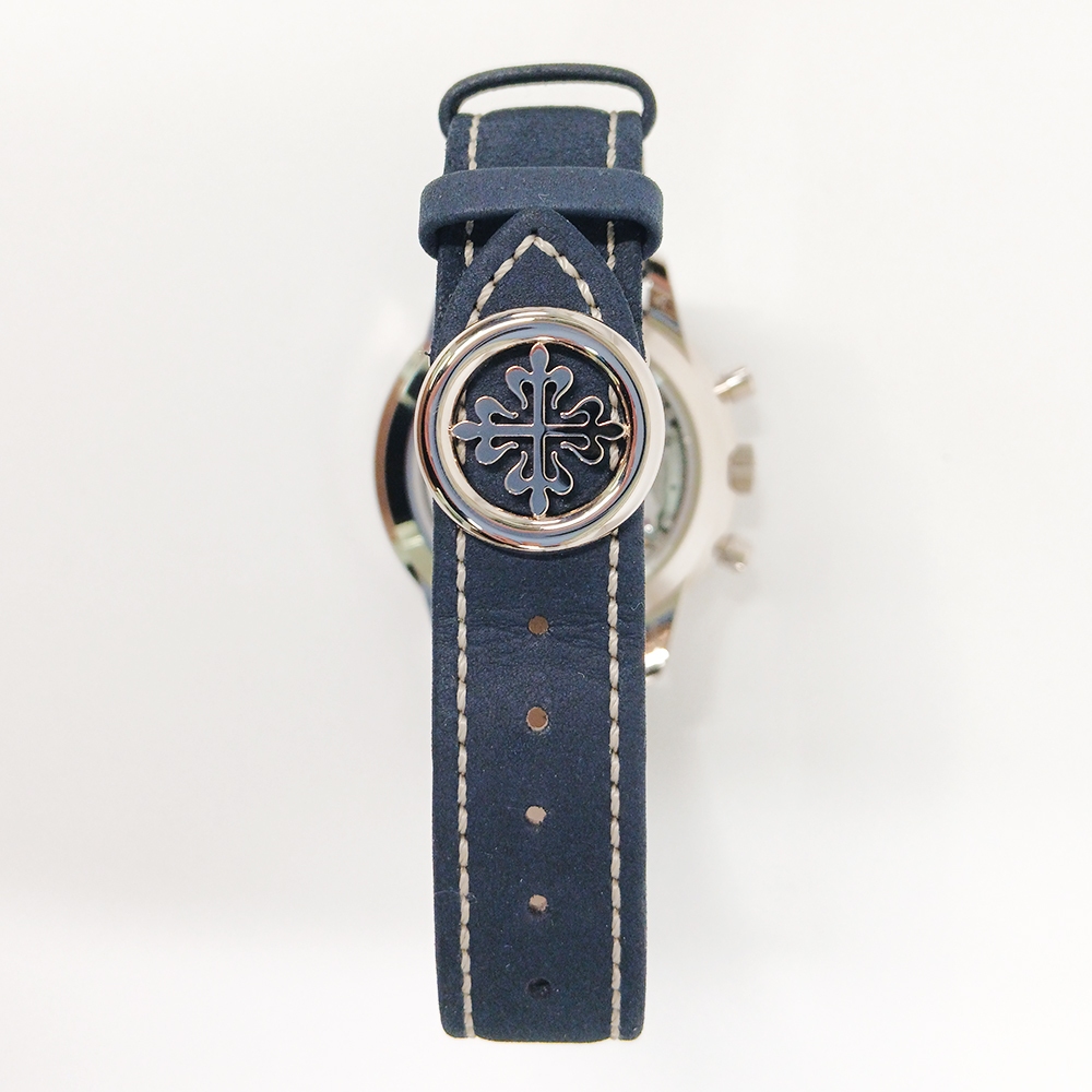 Patek Philippe Chronograph 41mm White Gold Blue Arabic Dial 5172G-001