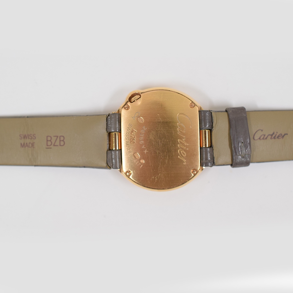 Cartier Ballon Blanc de Cartier Rose Gold Silver Roman Dial WGBL0005
