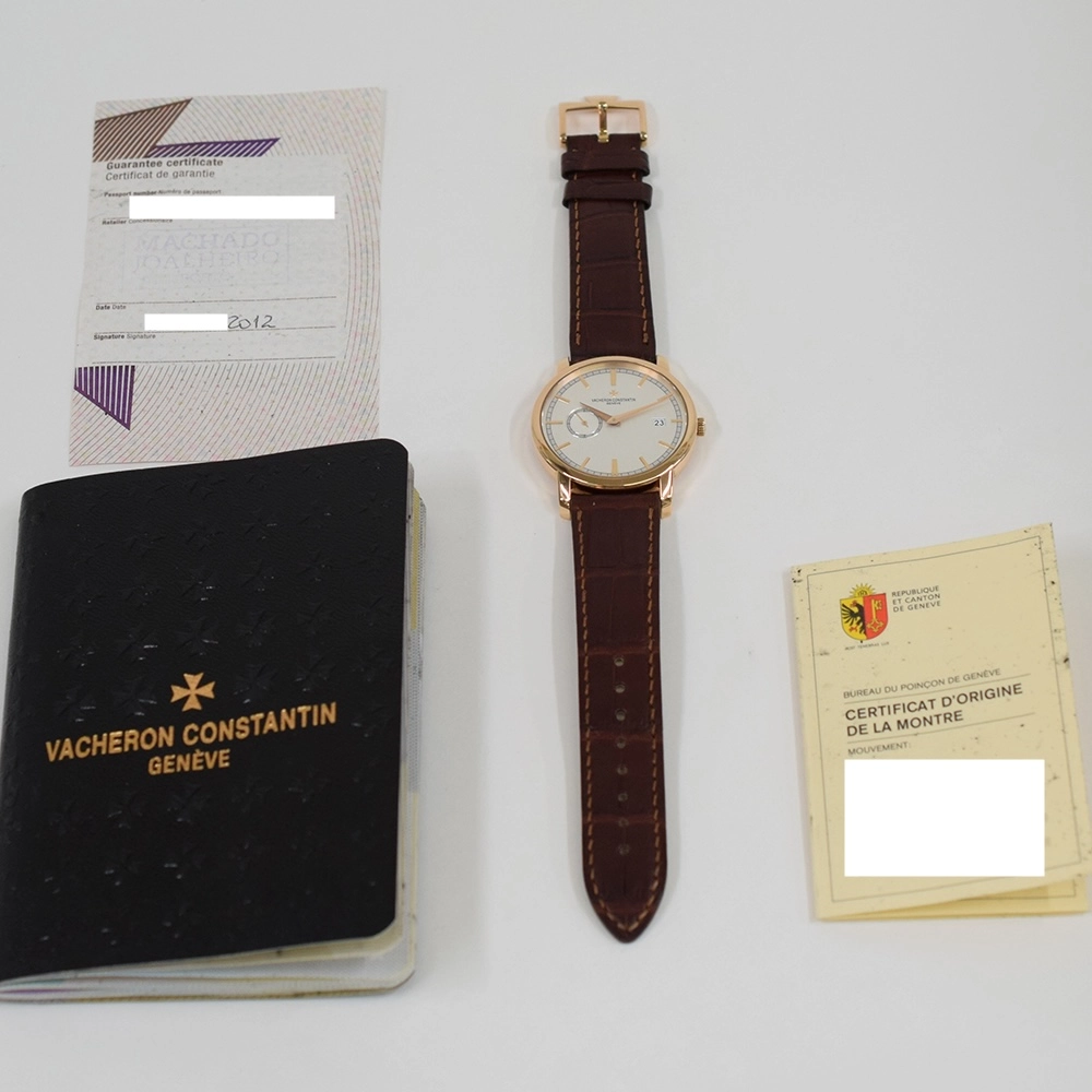 Vacheron Constantin Traditionnelle Rose Gold White Dial 87172