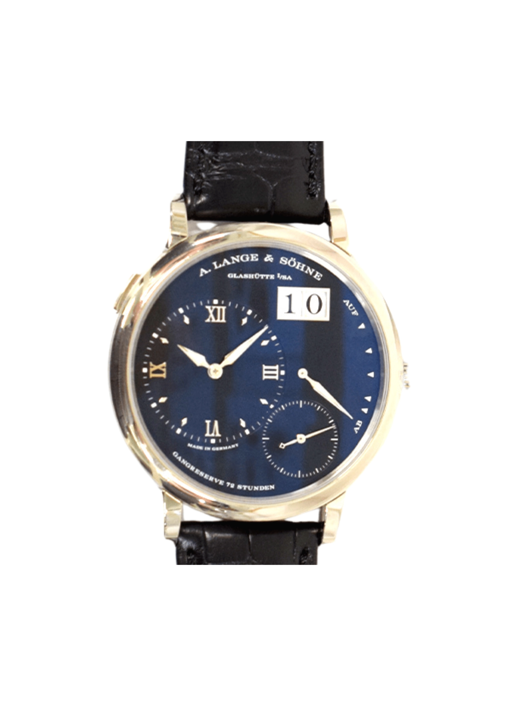 A. Lange & Söhne Grand Lange 1 White Gold Black Roman Dial 117.028