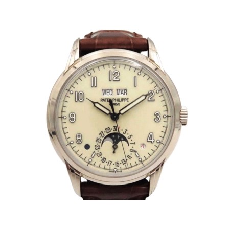 Patek Philippe Perpetual Calendar White Gold Ivory Arabic Dial 5320G-001
