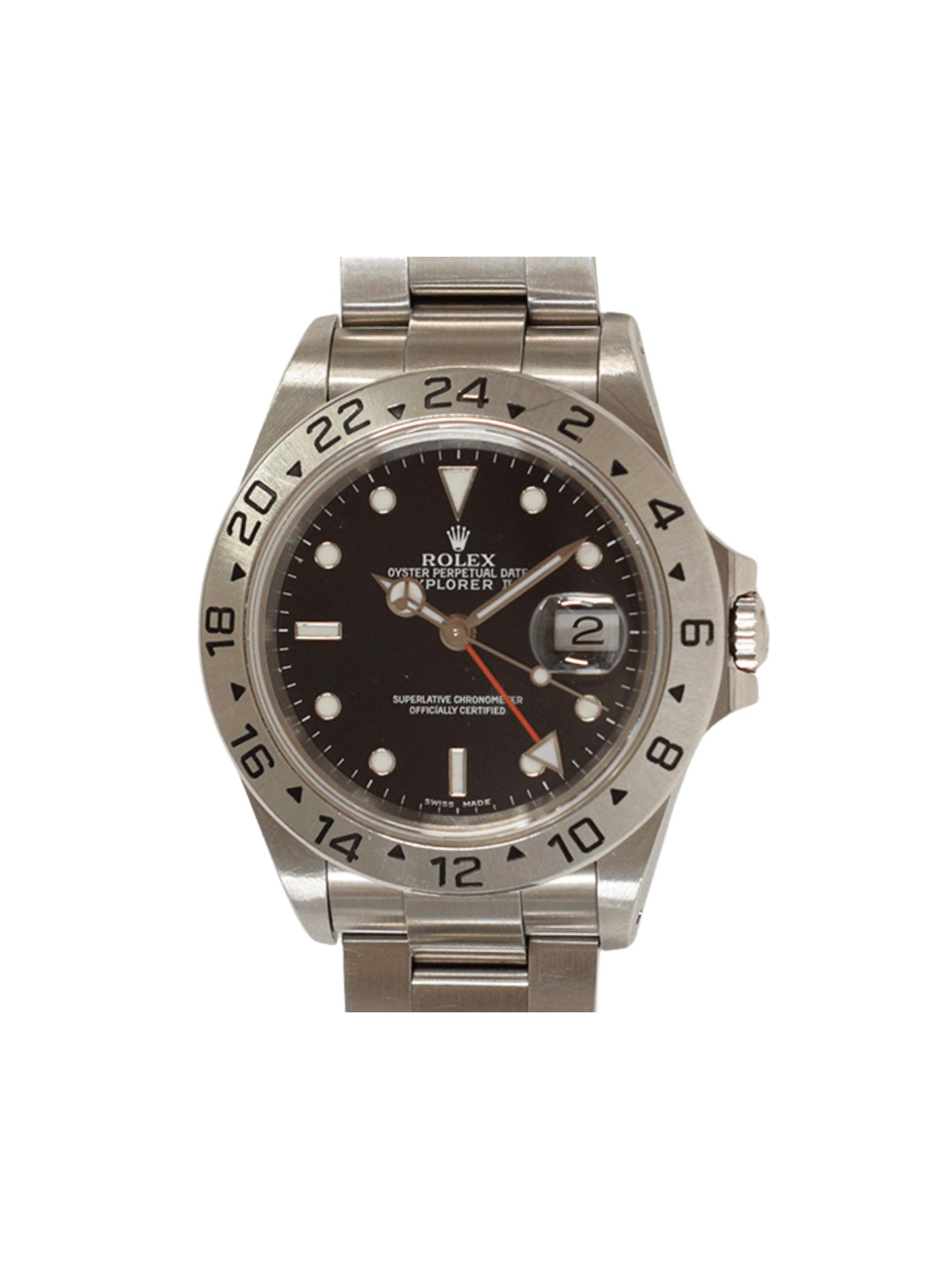 Rolex Explorer II Stainless Steel Black Dial 16570