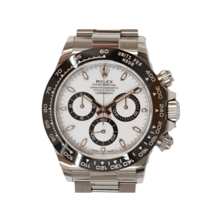 Rolex Daytona Stainless Steel Ceramic Bezel White Dial 116500LN
