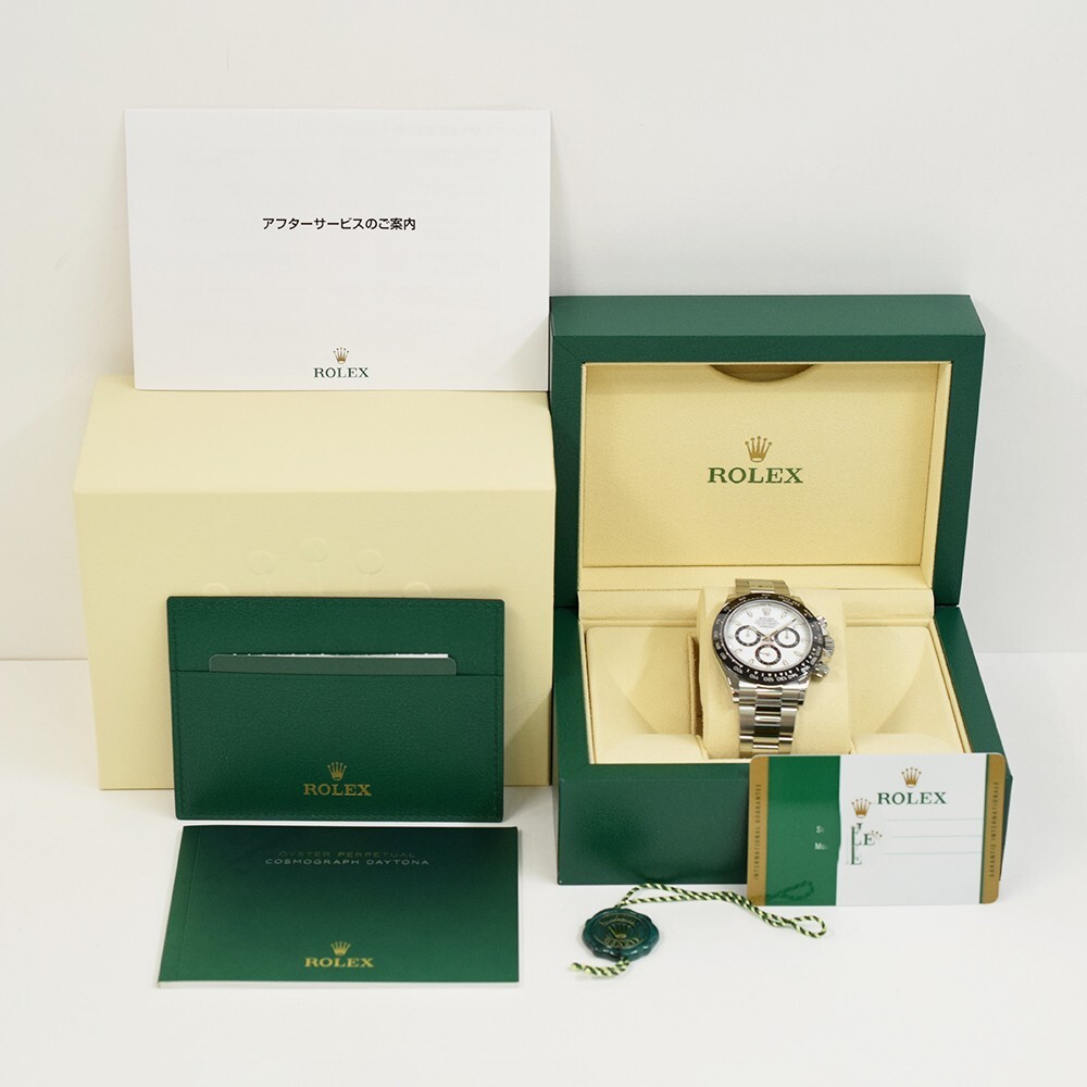 Rolex Daytona Stainless Steel Ceramic Bezel White Dial 116500LN