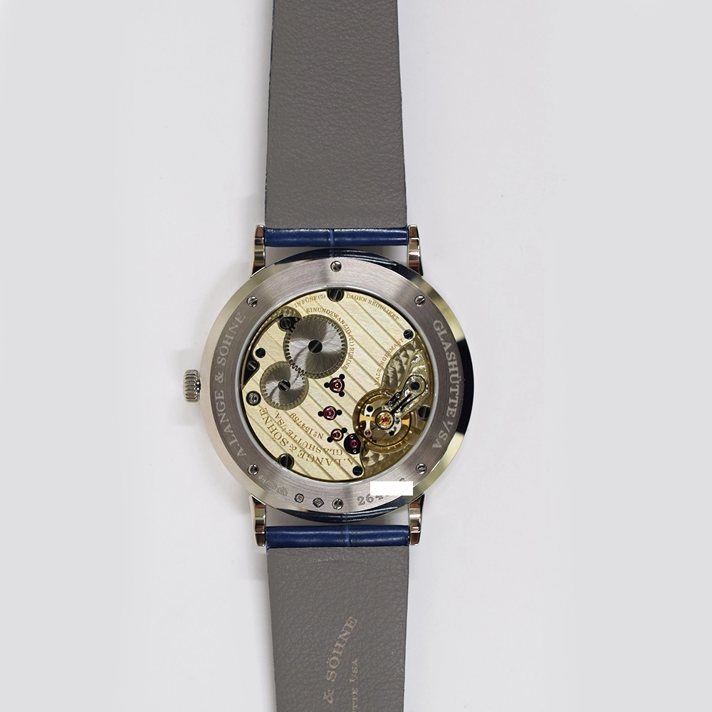 A. Lange & Söhne Saxonia Thin White Gold Blue Dial 205.086
