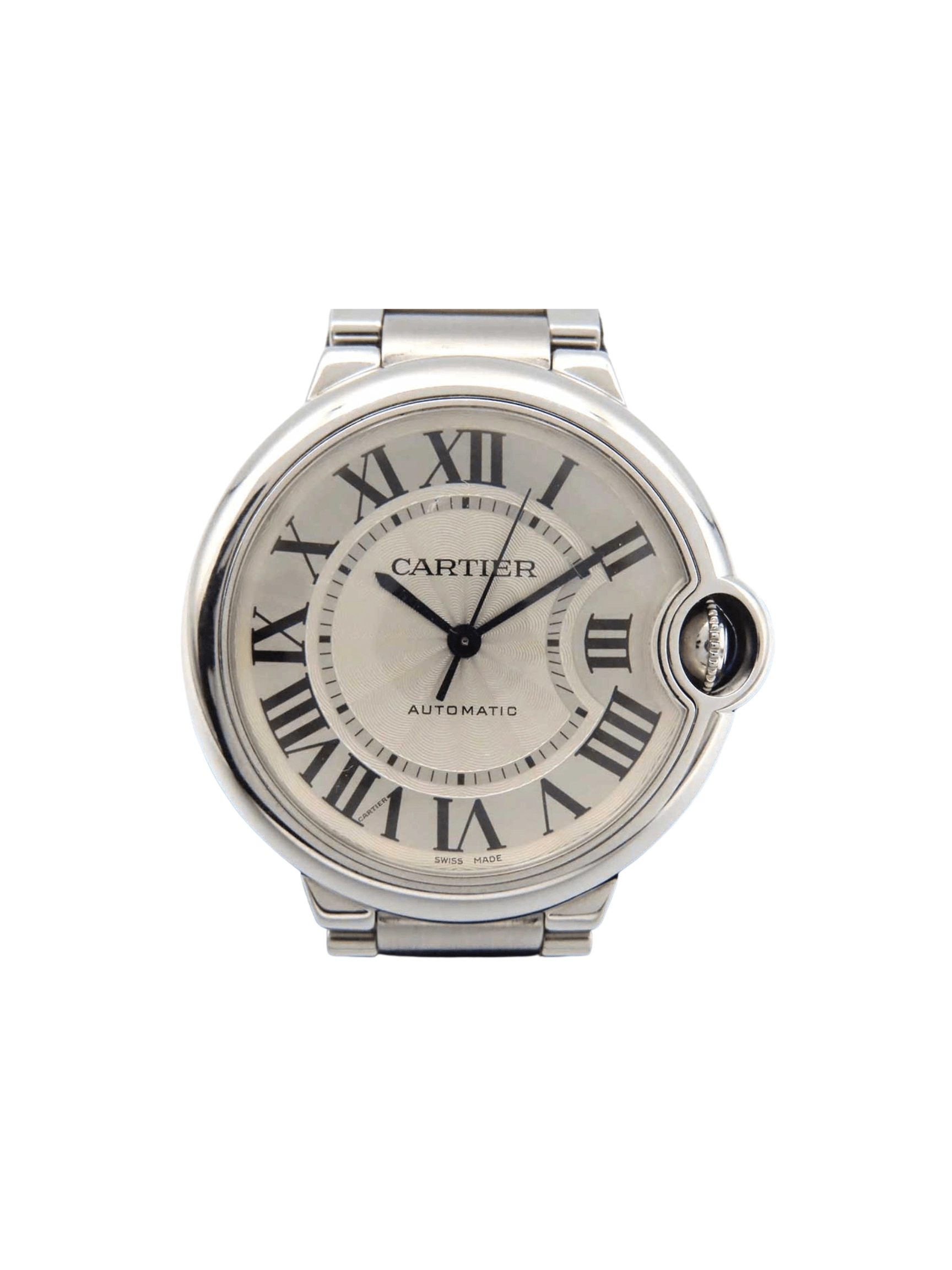 Cartier Ballon Bleu Stainless Steel Silver Roman Dial W6920046