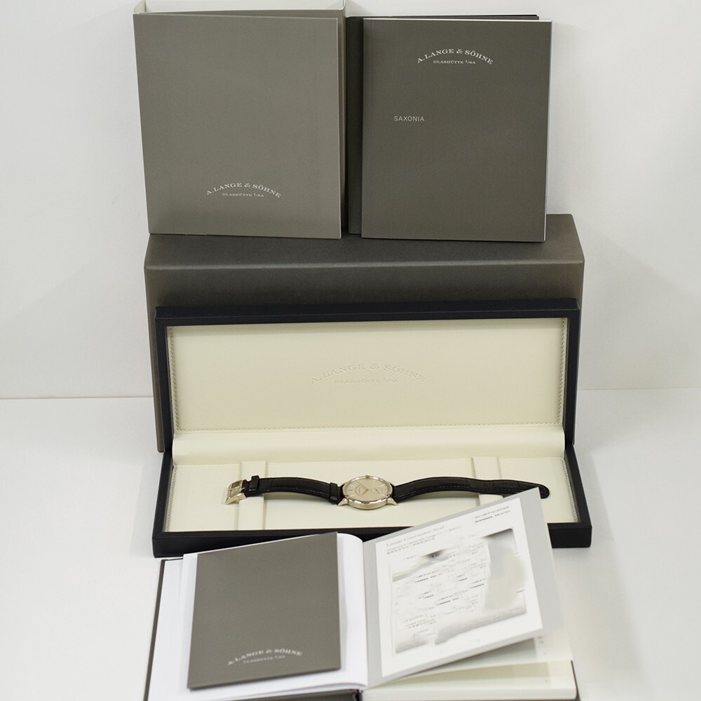 A. Lange & Söhne Saxonia White Gold White Stick Dial 219.026