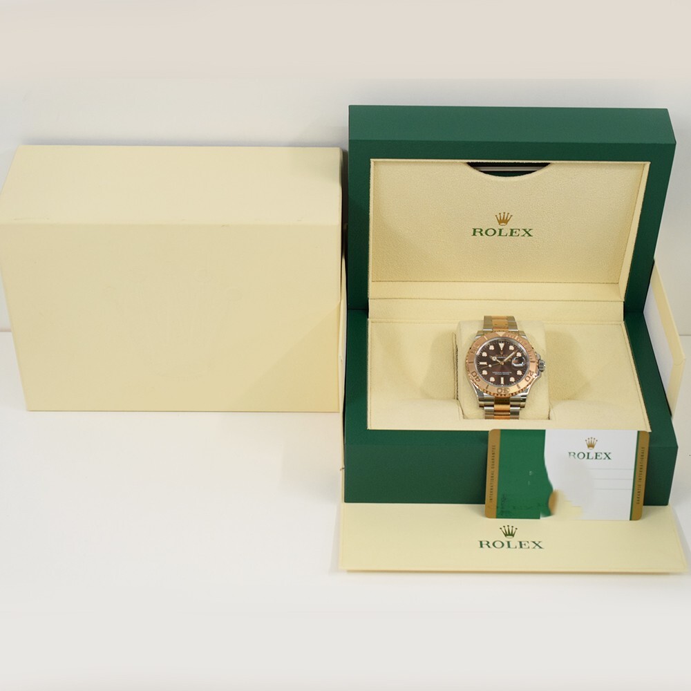 Rolex Yacht-Master 40 Rose Gold and Stainless Steel with Chocolate Dial 126621