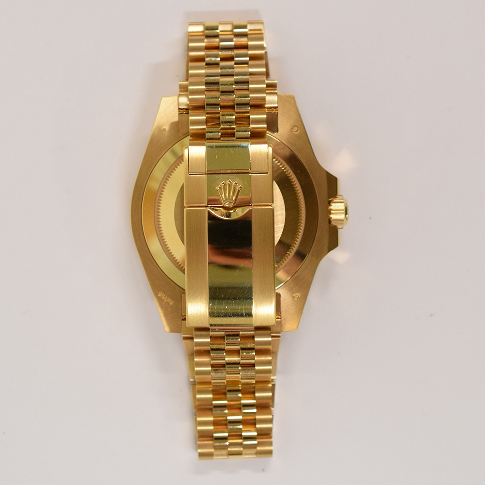 Rolex GMT-Master II Yellow Gold Black Dial 126718GRNR