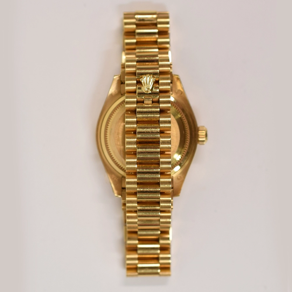 Rolex Lady-Datejust Yellow Gold Champagne IX Diamond Dial 279178