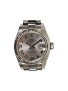 Rolex Lady-Datejust Stainless Steel Silver Roman Dial 179160
