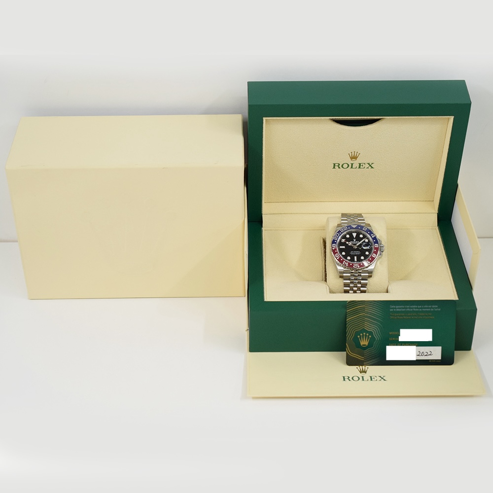 Rolex GMT-Master II "Pepsi" Stainless Steel Black Dial 126710BLRO