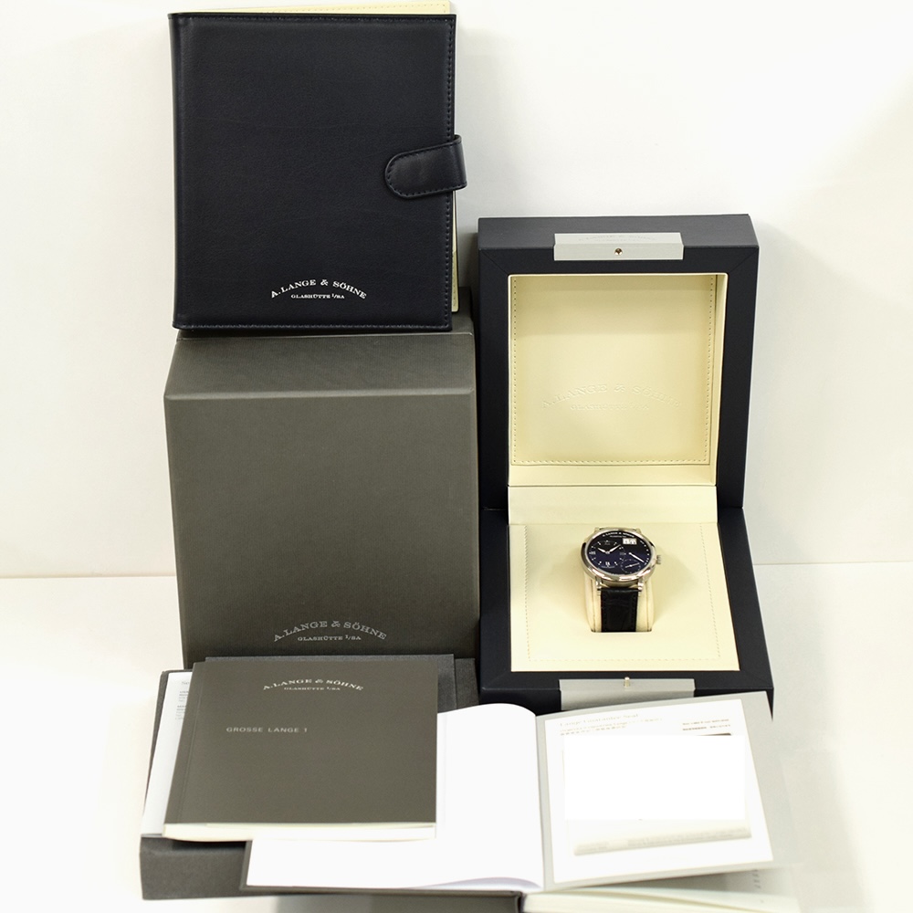 A. Lange & Söhne Grand Lange 1 White Gold Black Roman Dial 117.028