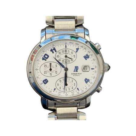 Audemars Piguet Millenary Chronograph Stainless Steel White Arabic Dial 25897ST.OO.1136ST.01
