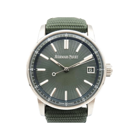 Audemars Piguet Code 11.59 Stainless Steel Green Stick Dial 15210ST.OO.A056KB.01